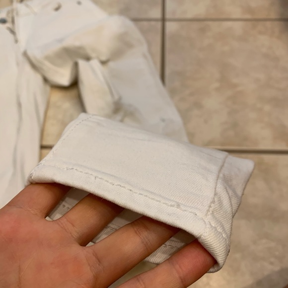 Distressed white rockstar jeans - Picture 6 of 8